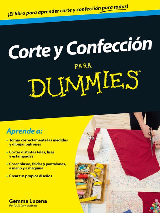Cover image for Corte y confección para Dummies